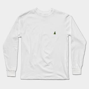 Christmas Tree Doodle Art Long Sleeve T-Shirt